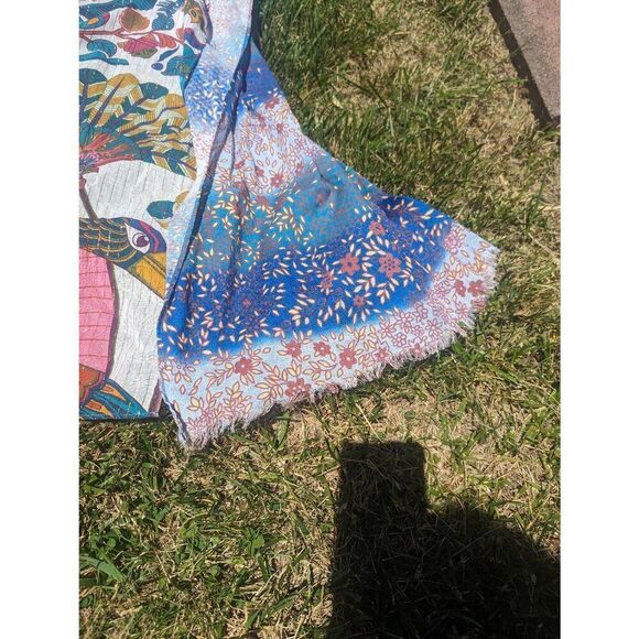 Aratta Silent Journey Fields of Happiness Boho Tasseled Kimono - Picture 9 of 12